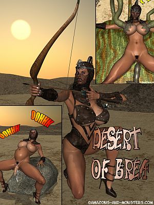 busty heroine gets tentacle fuck
