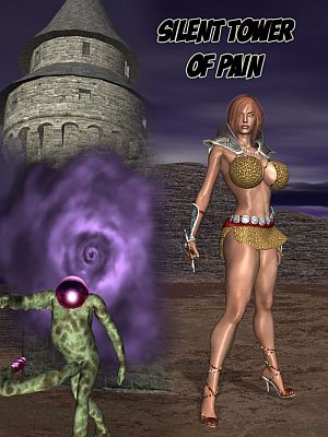 busty heroine gets tentacle fuck